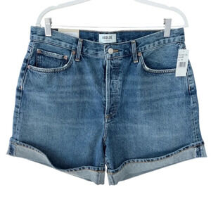 Agolde Dame Short High Rise Baggy Cuff NWT